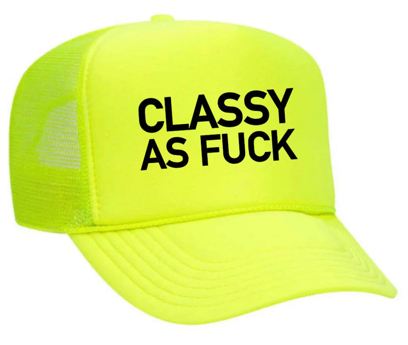 Load image into Gallery viewer, Classy As Fuck Trucker Hat