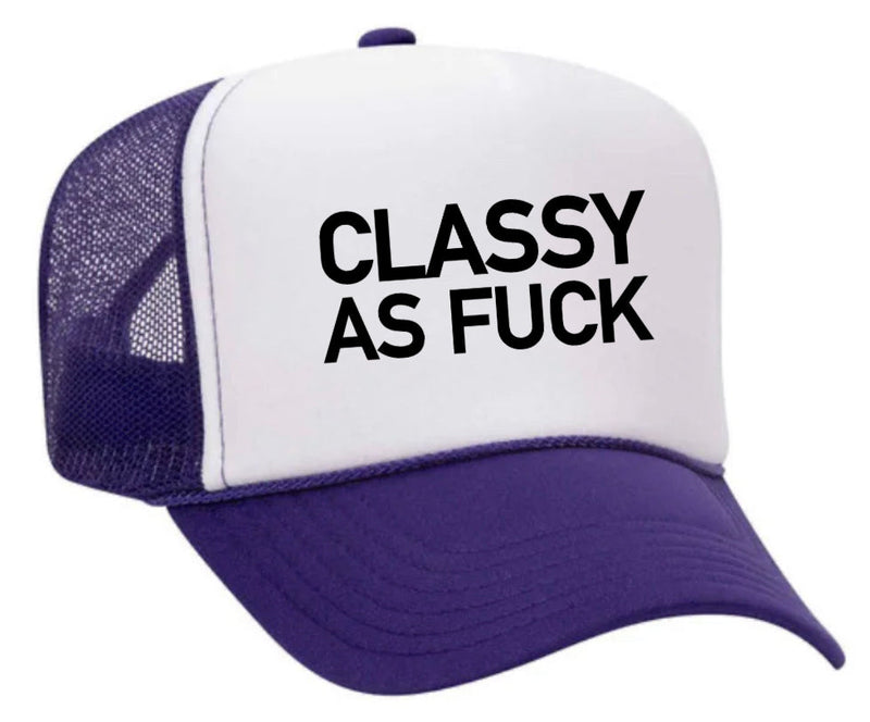 Load image into Gallery viewer, Classy As Fuck Trucker Hat