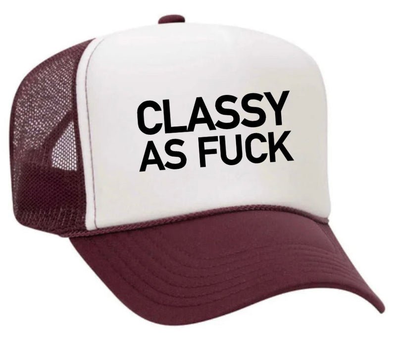 Load image into Gallery viewer, Classy As Fuck Trucker Hat