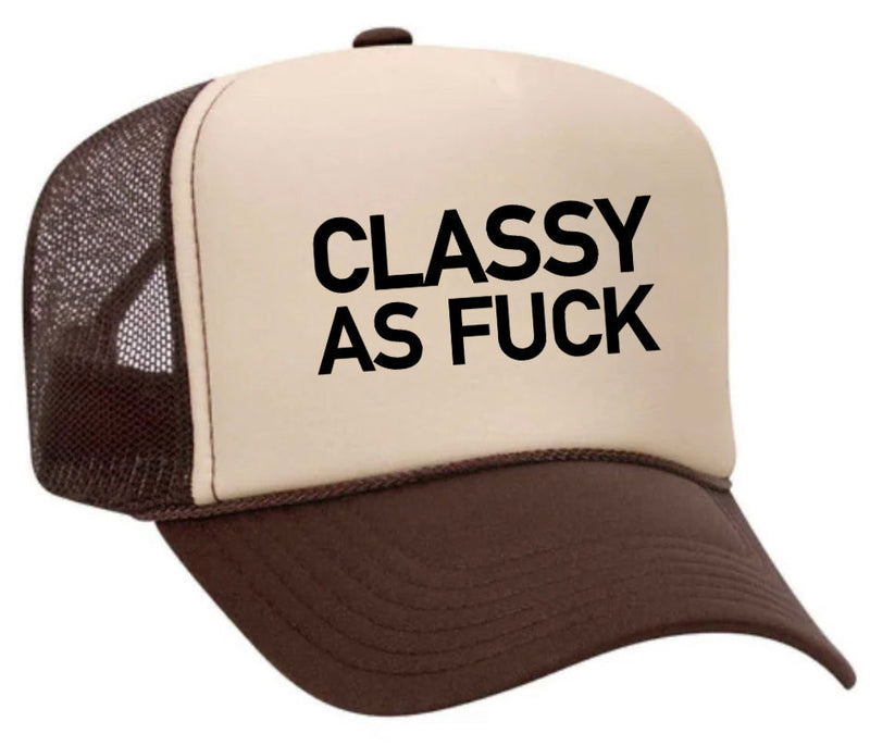 Load image into Gallery viewer, Classy As Fuck Trucker Hat