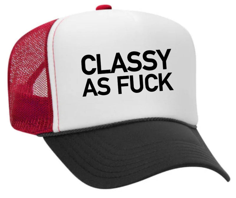 Load image into Gallery viewer, Classy As Fuck Trucker Hat