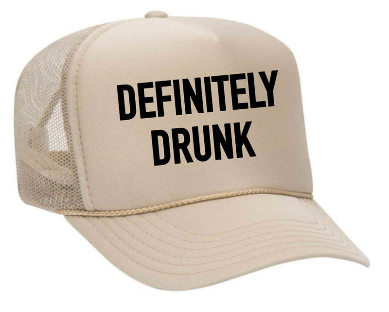 Load image into Gallery viewer, Definitely Drunk Trucker Hat
