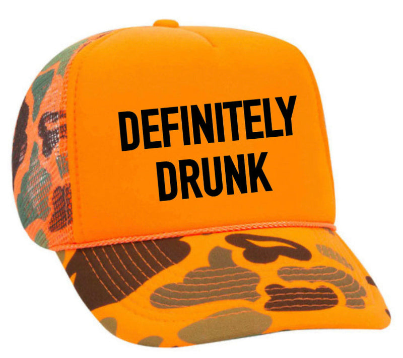Load image into Gallery viewer, Definitely Drunk Trucker Hat