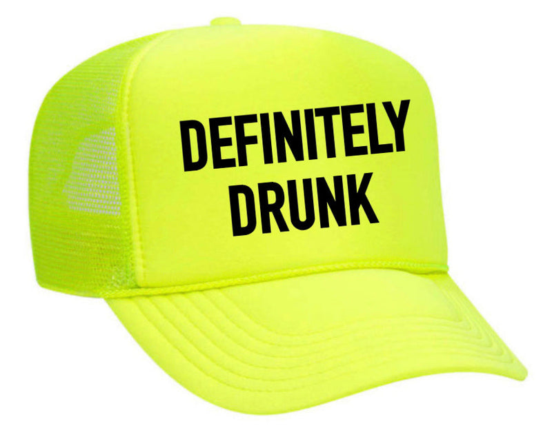 Load image into Gallery viewer, Definitely Drunk Trucker Hat