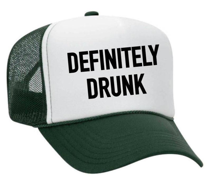 Load image into Gallery viewer, Definitely Drunk Trucker Hat