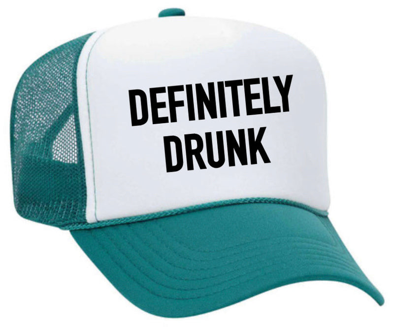 Load image into Gallery viewer, Definitely Drunk Trucker Hat