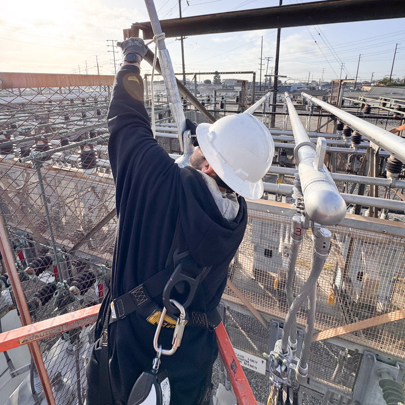Load image into Gallery viewer, Zip-Up Black FR Hooded Sweatshirt