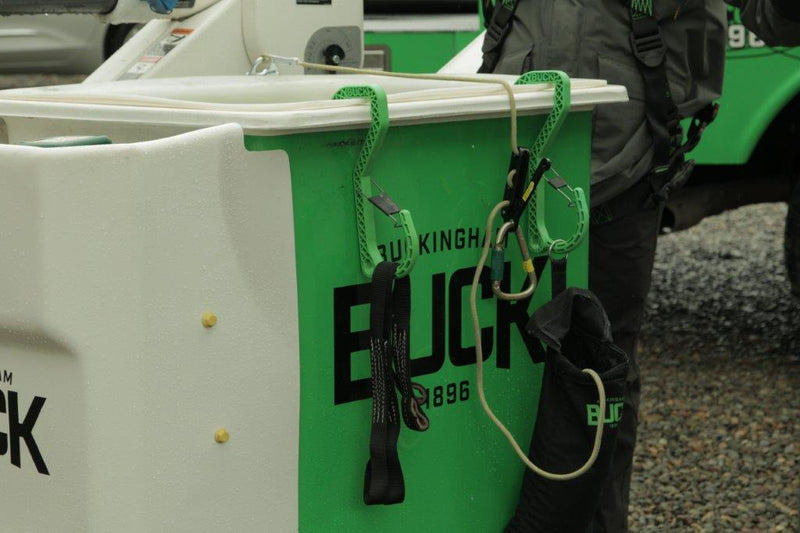 Load image into Gallery viewer, Buckeye Bucket Hook with Tether hole