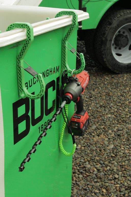 Load image into Gallery viewer, Buckeye Bucket Hook with Tether hole