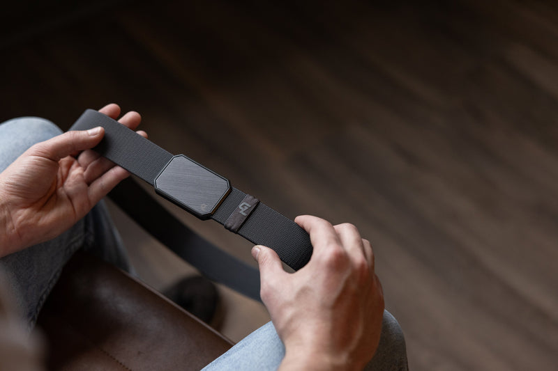 Load image into Gallery viewer, Groove Belt Gun Metal/Deep Stone