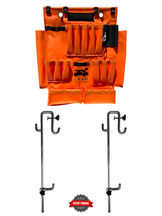 Efficiency Hooks and Tool Apron Bundle - (2x Efficiency Hooks, 1 Tool Apron)