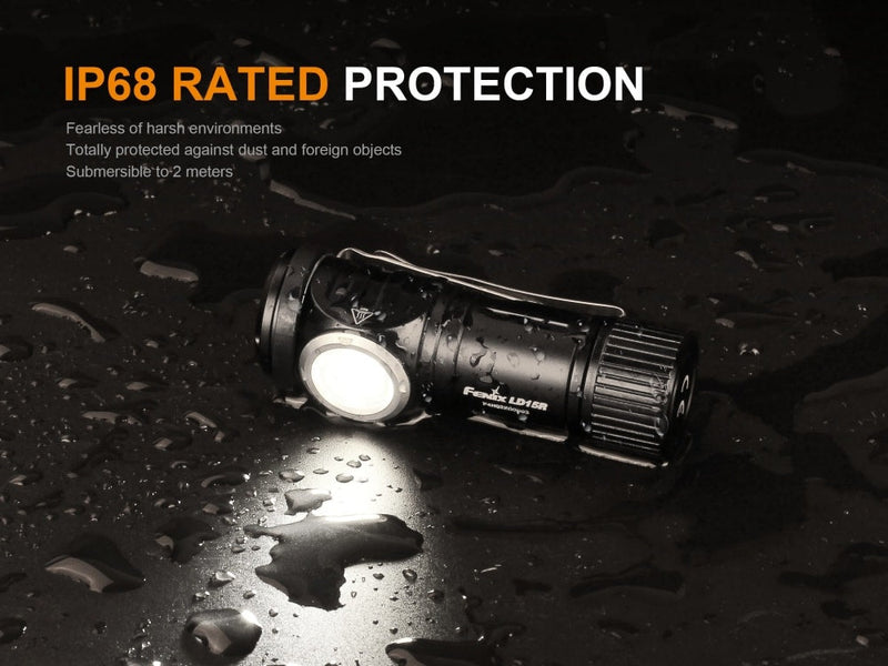 Load image into Gallery viewer, Right-Angled Rechargeable LED Flashlight - LD15R