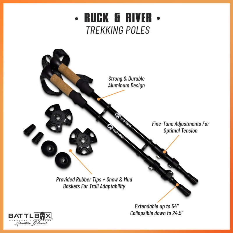 Load image into Gallery viewer, Ruck & River Trekking Poles