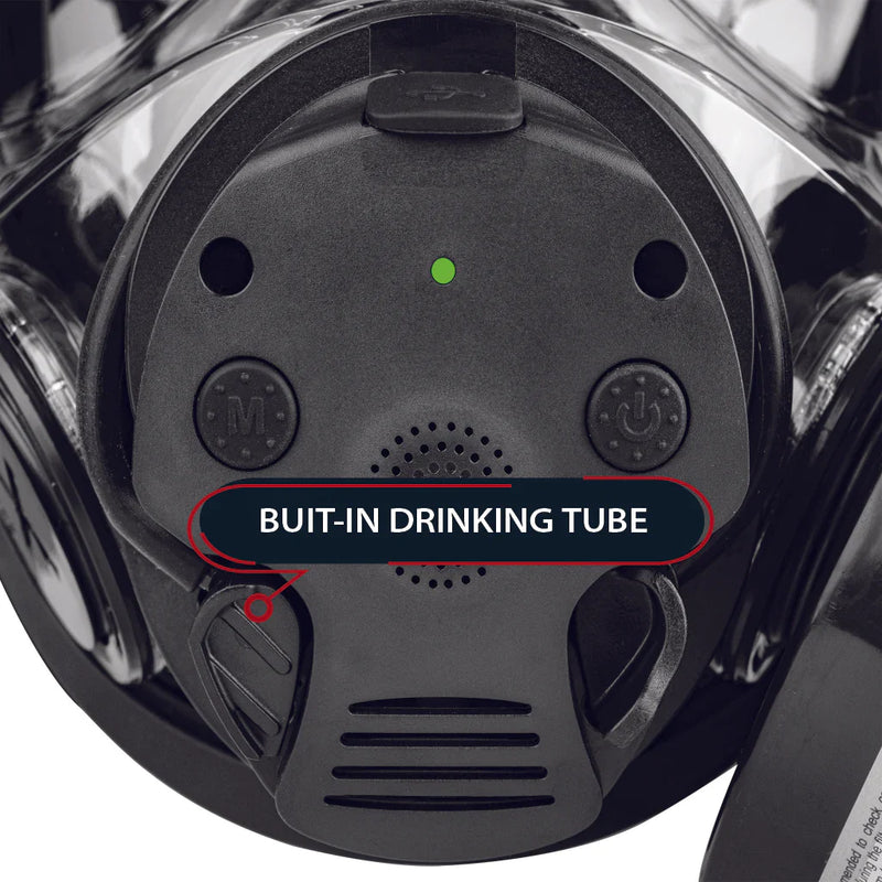 Load image into Gallery viewer, Parcil Safety NB-100E Tactical Gas Mask with Electronic Voice Amplifier and Radio Transmitter/Receiver