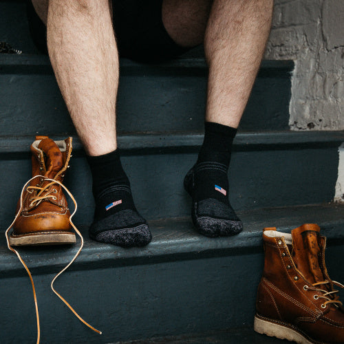 Load image into Gallery viewer, Ankle Wool Work Sock