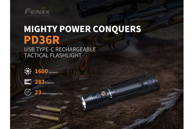 Load image into Gallery viewer, Tactical LED Flashlight - PD36R - Discontinued