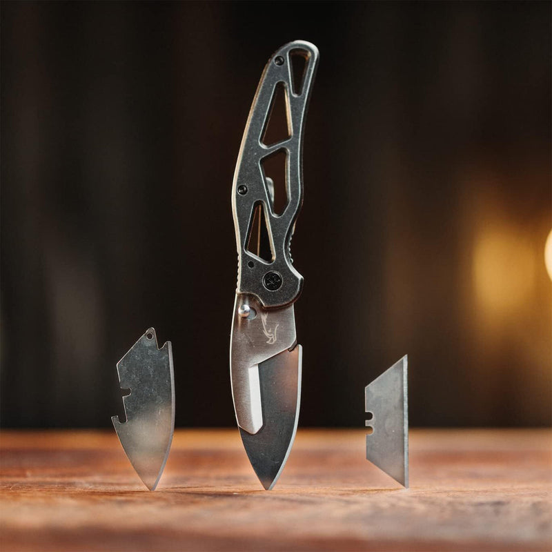 Load image into Gallery viewer, RAZORBACK Signature Folding Knife, 9 Interchangeable Blades