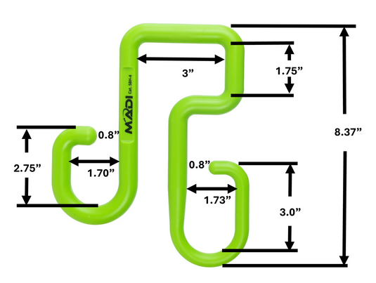 Double Safety Bucket Hooks
