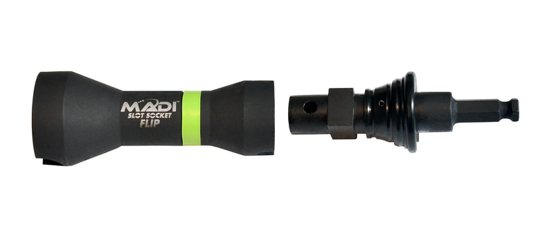 Load image into Gallery viewer, Compact Double Slot Socket Flip With Secure Lock Adapter