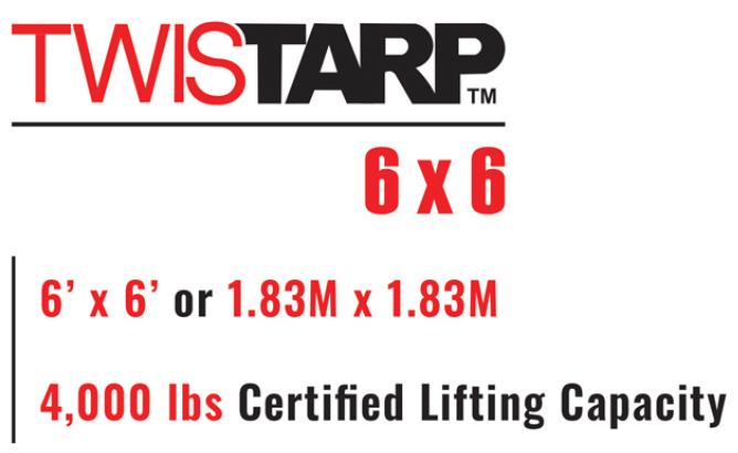 Load image into Gallery viewer, 6' x 6' Dirt Lifting Tarp