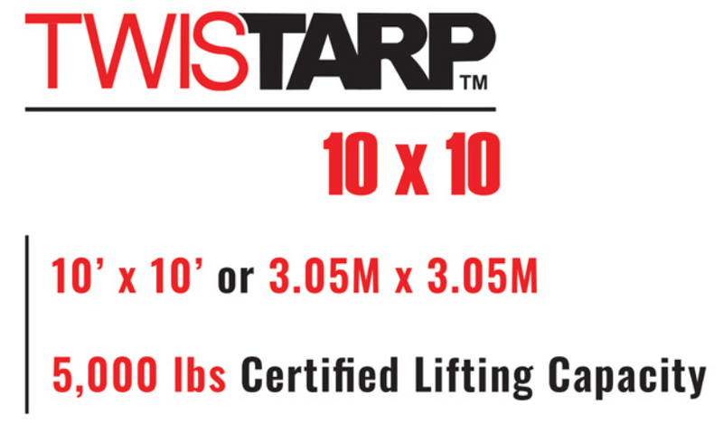 Load image into Gallery viewer, 10' x 10' Dirt Lifting Tarp