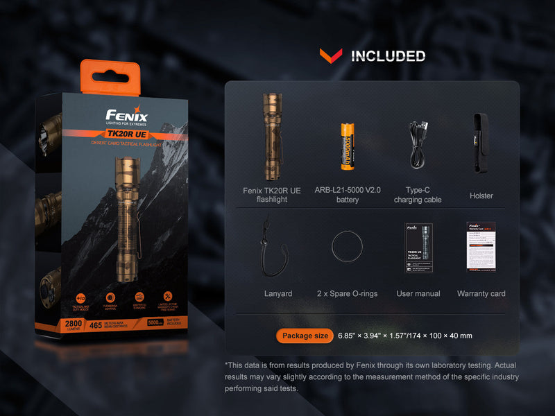 Load image into Gallery viewer, UE Tactical LED Flashlight - 2800 Lumens - TK20R