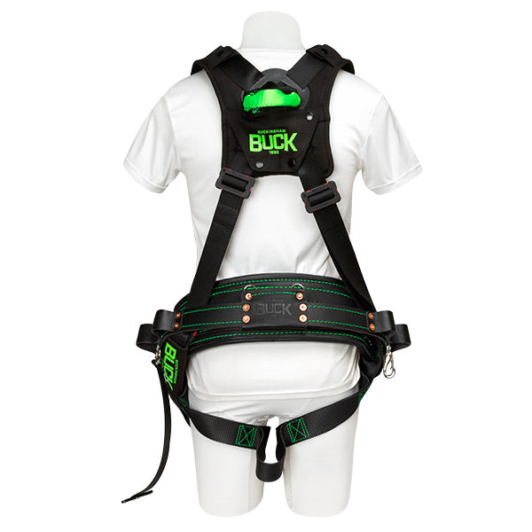 Load image into Gallery viewer, ADJUSTABLE IN-LINE 4 D-RING BODY BELT™ H-STYLE HARNESS COMBO - U68L7NQ16