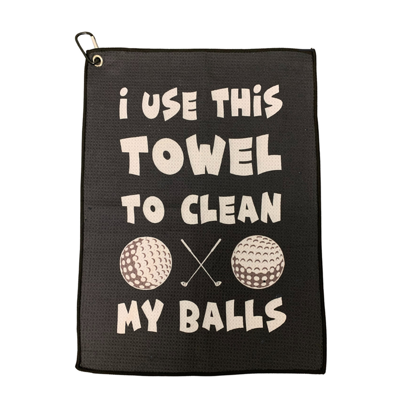 Load image into Gallery viewer, Clean My Balls Golf Towel Funny Gag Gift
