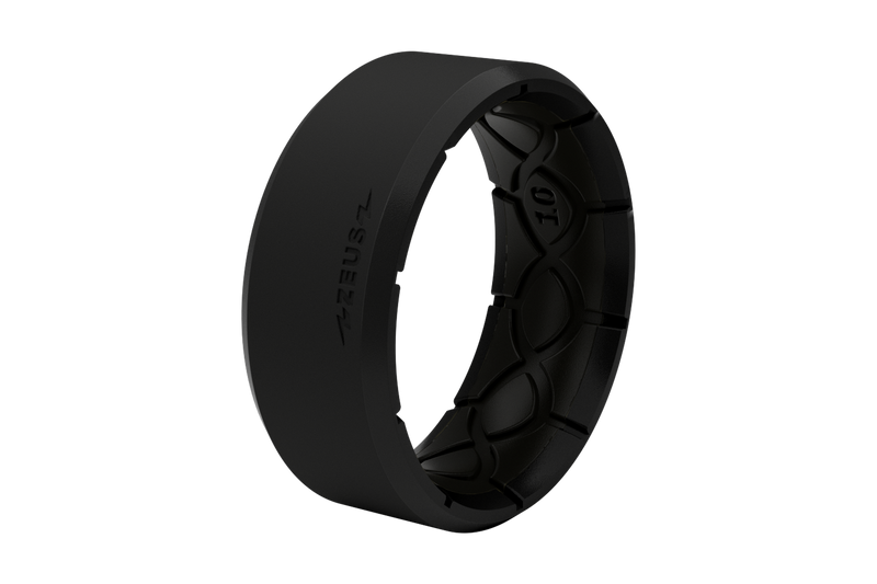 Load image into Gallery viewer, Zeus Edge Midnight Black Ring