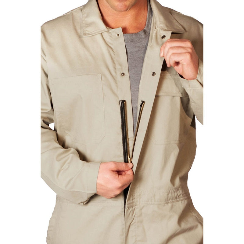 Load image into Gallery viewer, Flame Resistant Featherweight Beige Coveralls