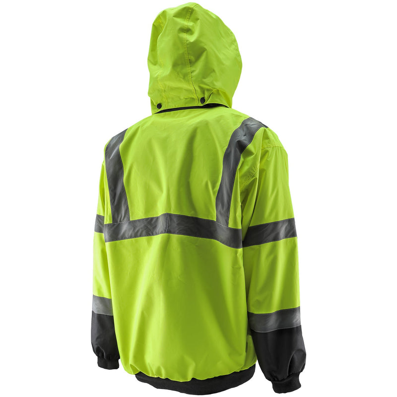 Load image into Gallery viewer, Hi-Viz Yellow Bomber Jacket