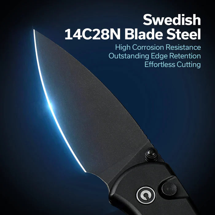 Load image into Gallery viewer, CIVIVI Qubit Button Lock & Thumb Stud Knife Aluminum Handle