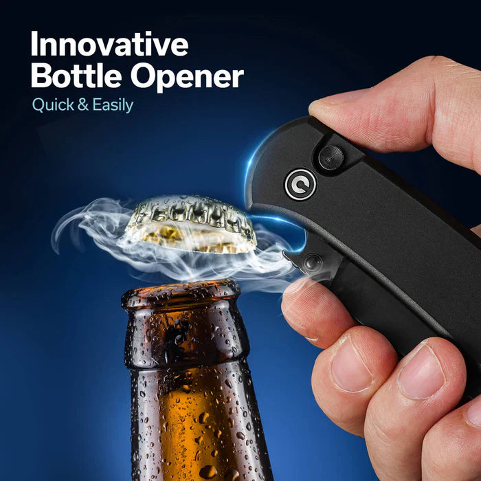 Load image into Gallery viewer, CIVIVI Qubit Button Lock & Thumb Stud Knife Aluminum Handle