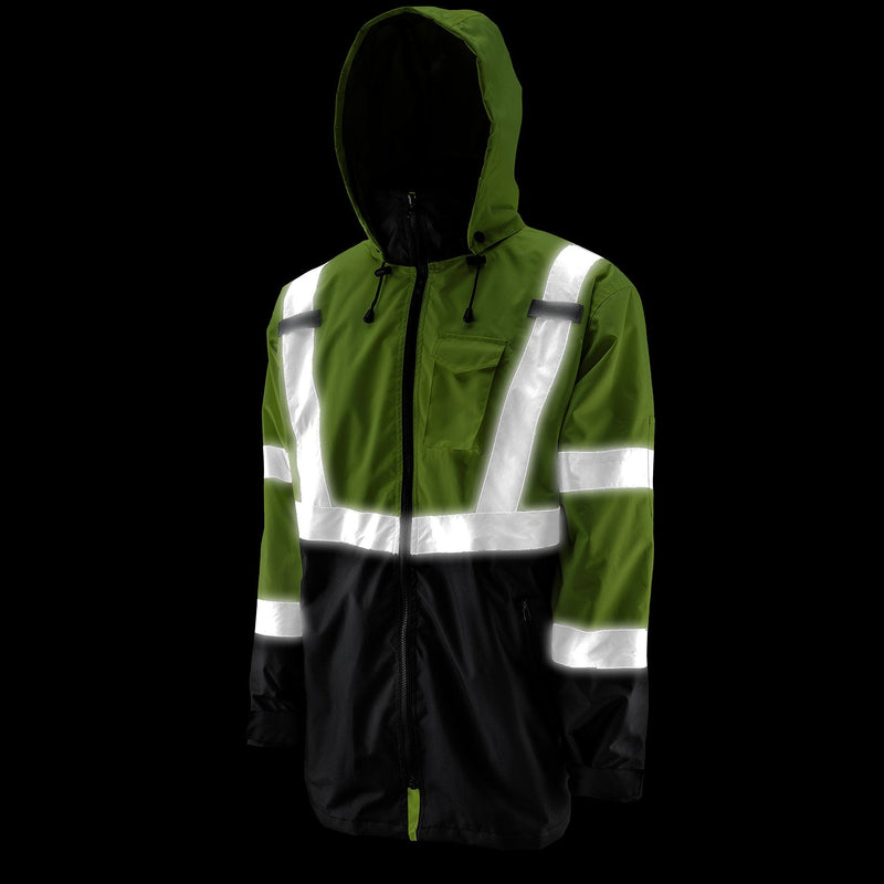 Load image into Gallery viewer, Hi-Viz Yellow Parka Jacket