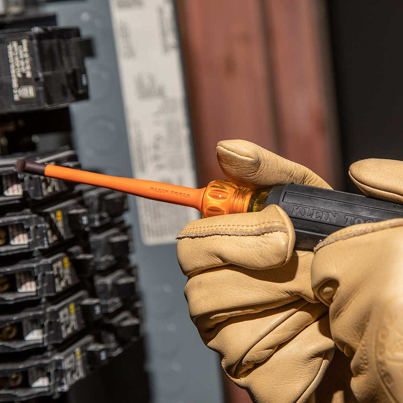 Load image into Gallery viewer, Slim-Tip Insulated Screwdriver Set, Phillips, Cabinet, Square, 4-Piece - (94-33734INS)