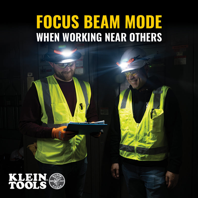 Load image into Gallery viewer, Wide-Beam Headlamp with Mount for Hard Hat