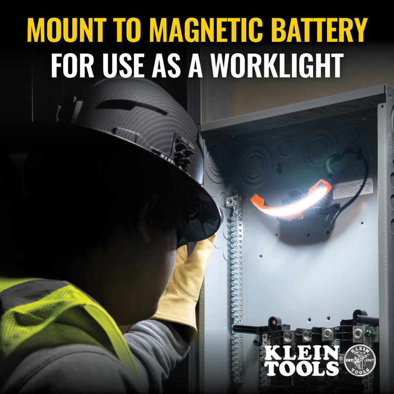 Load image into Gallery viewer, Wide-Beam Headlamp with Mount for Hard Hat