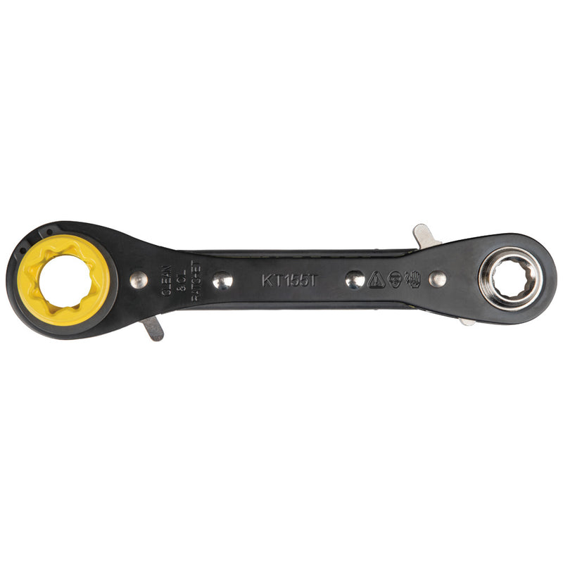 Load image into Gallery viewer, 6-in-1 Lineman's Ratcheting Wrench