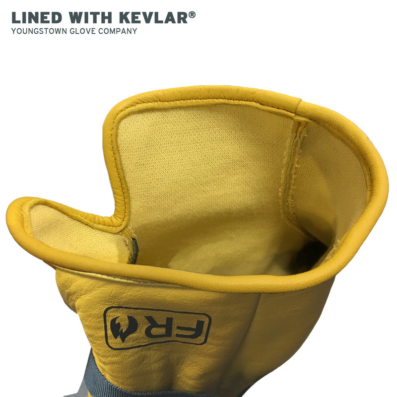 Load image into Gallery viewer, 16-4200-10 Youngstown 10" Cut Resistant Secondary Leather Protector Glove - Lined with Kevlar