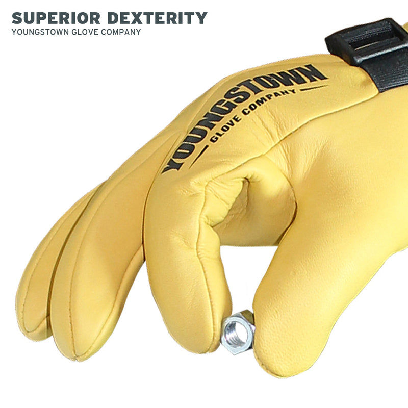 Load image into Gallery viewer, 16-4100-10 Youngstown 10" Secondary Leather Protector Glove - Superior Dexterity