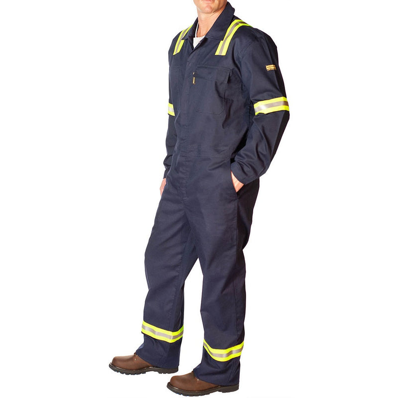 Load image into Gallery viewer, Flame Resistant Featherweight Coveralls With Reflective Striping