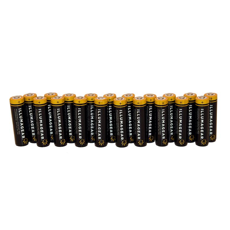 Load image into Gallery viewer, 18650 Lithium Ion Rechargeable Batteries, 20-pack (10 x 2 packs) - (HARB-01A-20)