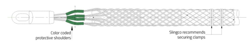 Load image into Gallery viewer, Triple Weave Revolving Eye Cable Grips