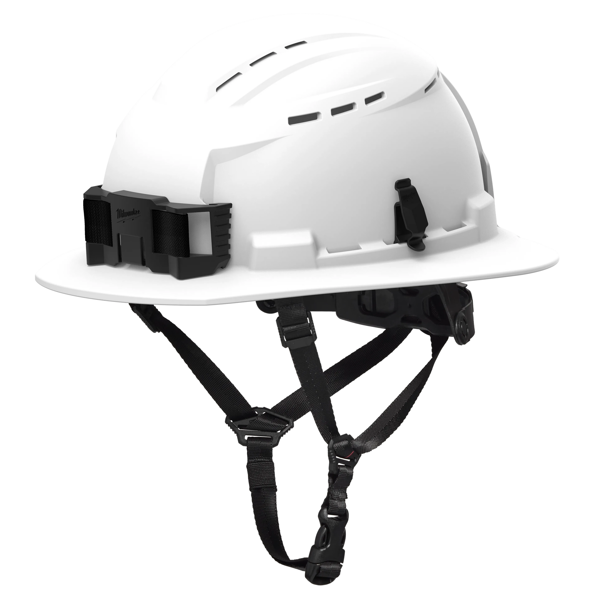 BOLT White Full Brim Vented Safety Helmet – Type 2, Class C