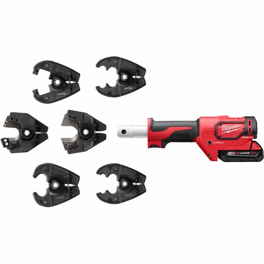 M18  FORCE LOGIC  6T Utility Crimper Kit with D3 Grooves and Fixed BG Die