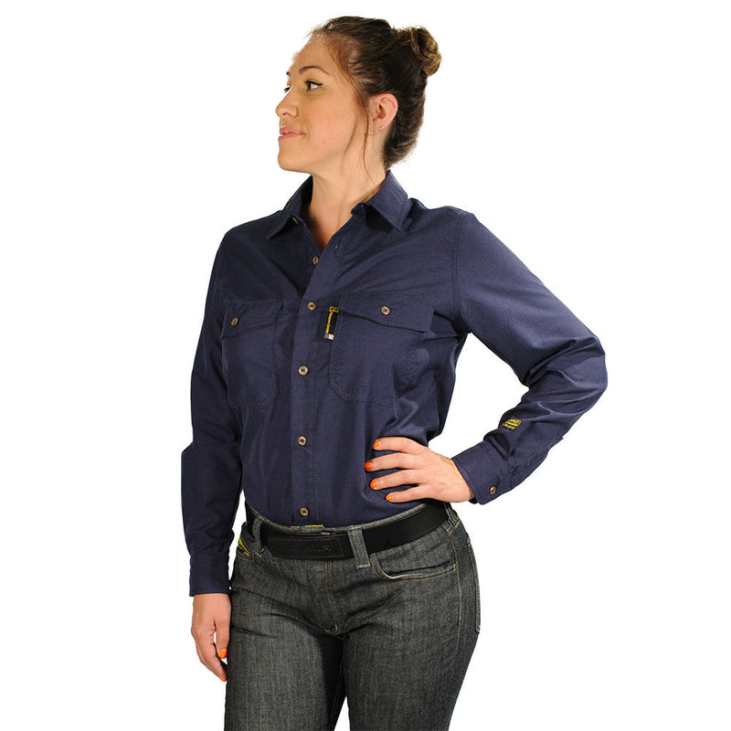 Load image into Gallery viewer, Women&#39;s Silver Bullet Flame Resistant Shirt
