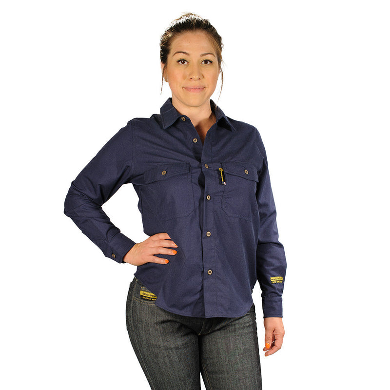 Load image into Gallery viewer, Women&#39;s Silver Bullet Flame Resistant Shirt
