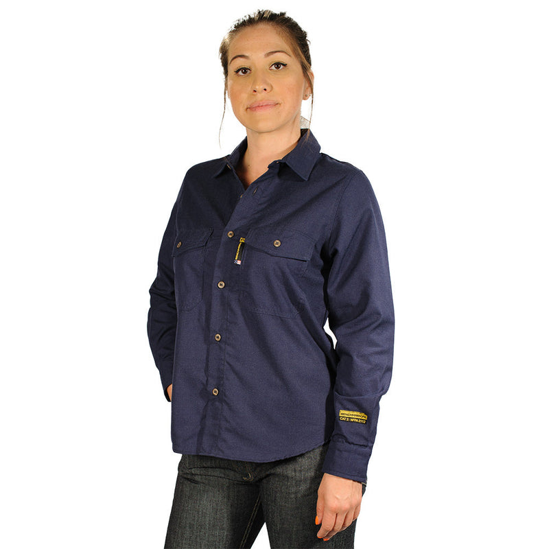 Load image into Gallery viewer, Women&#39;s Silver Bullet Flame Resistant Shirt
