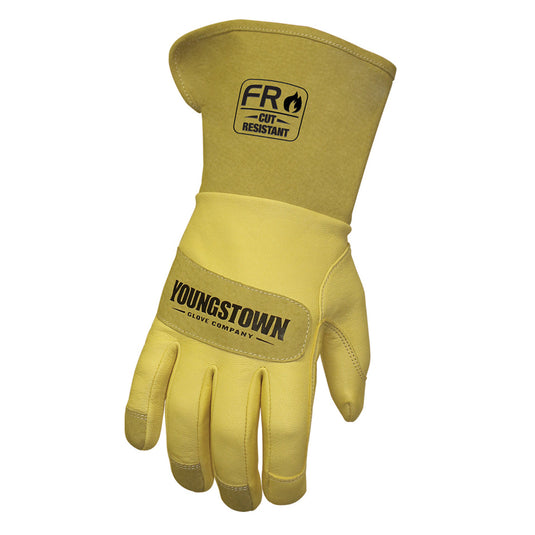 12-3275-60 Youngstown FR Leather Utility Wide Cuff Glove - Main image