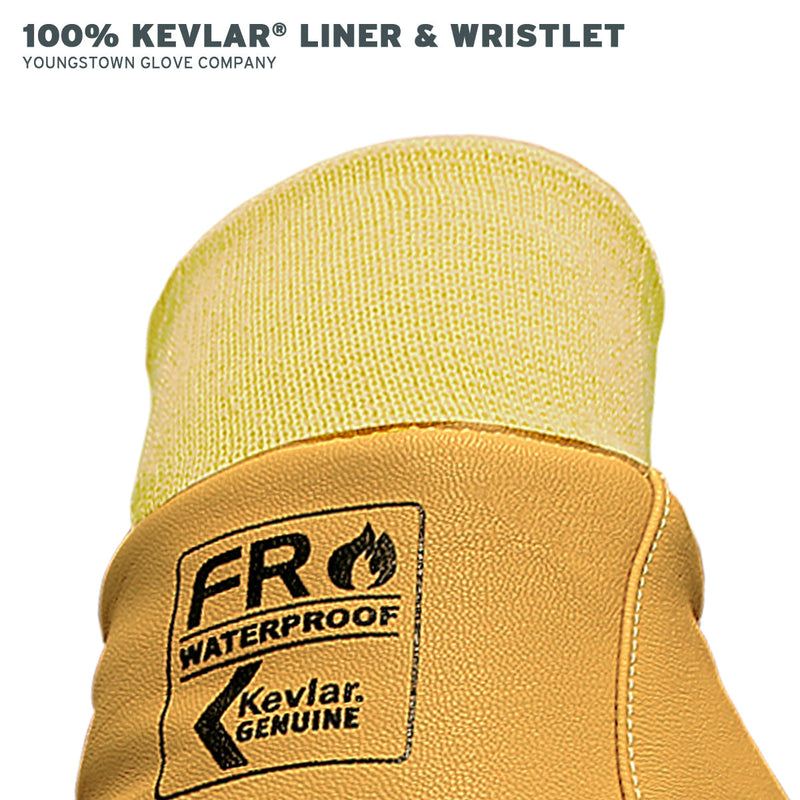 Load image into Gallery viewer, 12-3465-60 Youngstown FR Waterproof Ground Glove - Kevlar Liner and Wristlet
